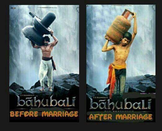 Bahubali before and after