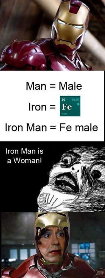 Iron is female