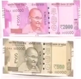 New 500 and 2000 Rupees notes released